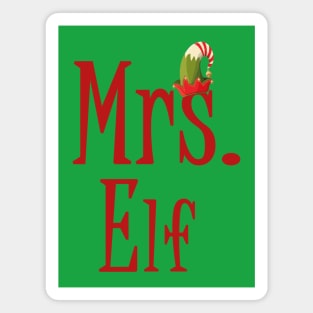 MRS. ELF Cute Elf Family Magnet